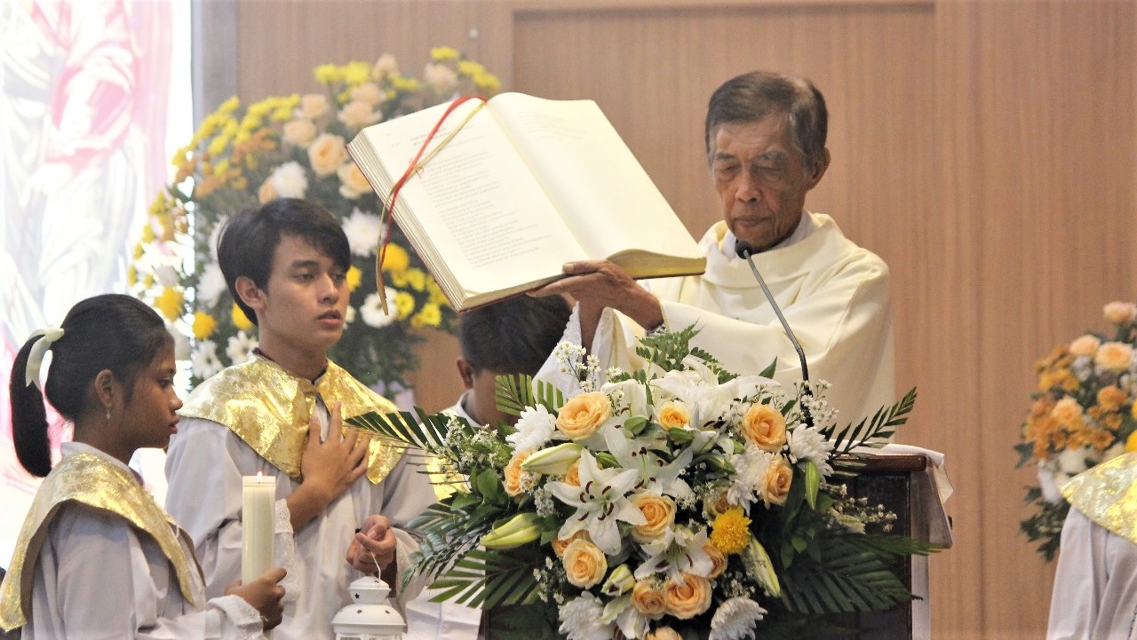 Misa Kedua Minggu Paskah di Pinang adalah Misa Keluarga