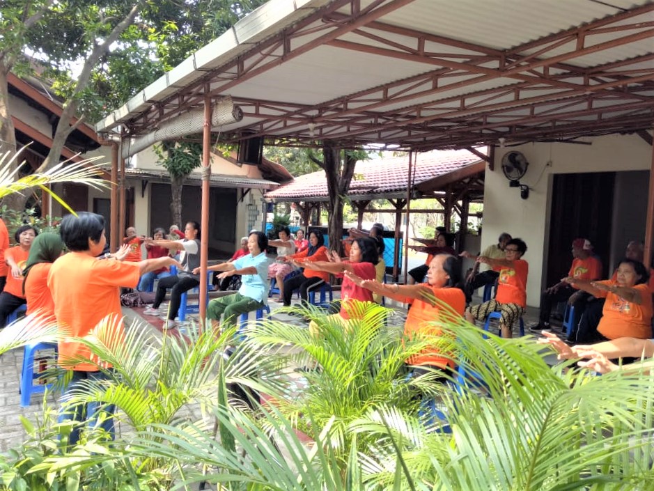 Pengenalan Senam BEP di Pondok Lestari Dihadiri Ketua Komunitas BEPers Indonesia