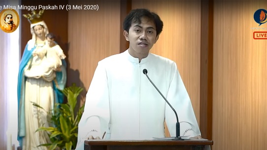 Kesaksian Panggilan Frater Steve Ramli di Gereja St Bernadet Paroki Ciledug*)