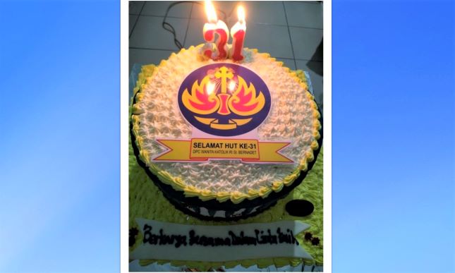HUT Ke-31 Wanita Katolik RI Cab St Bernadet: Berkarya Bersama dalam Cinta Kasih